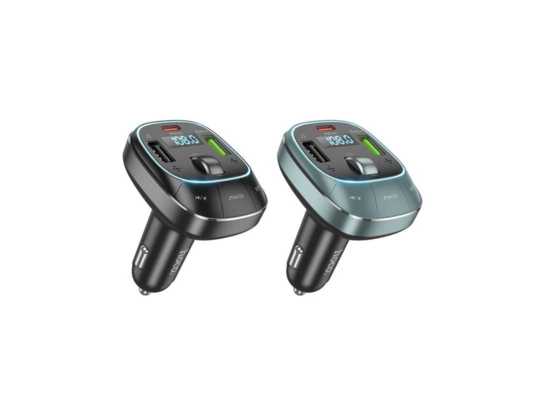 HOCO E76 Pole PD30W + QC3.0 Car Bluetooth FM Transmitter in Qatar HOCO E76 Pole PD30W + QC3.0 Car Bluetooth FM Transmitter in Qatar